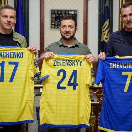 “Zelensky meets with Zinchenko and Shevchenko: President’s Office reveals details of charity match in support of Ukraine”