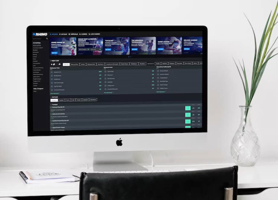 RHINO BET DESKTOP SCREENSHOTS